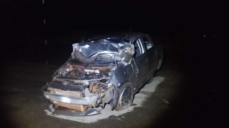 Jovem m0rre após roletar rotatoria e capotar carro proximo ao aeroporto de Dourados