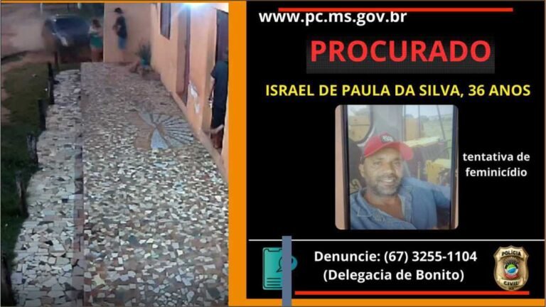 Polícia Civil pede ajuda da população para encontrar autor de feminicídio tentado