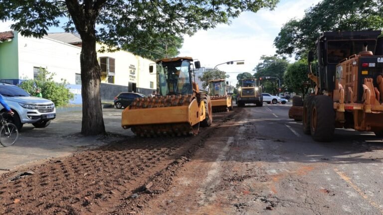 Prefeitura acompanha início do  recapeamento do Jardim Santo André