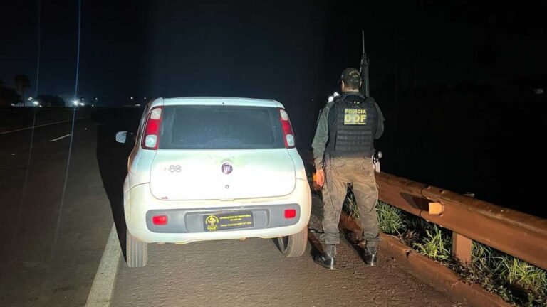 DOF recupera veículo tomado em assalto nesta terça-feira em Dourados