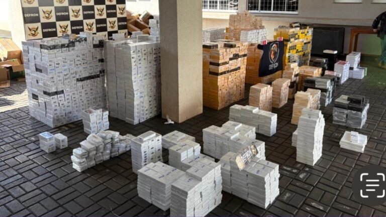 Polícia Civil apreende carga de celulares avaliada em mais de R$ 10 milhões em caminhão frigorífico em Dourados