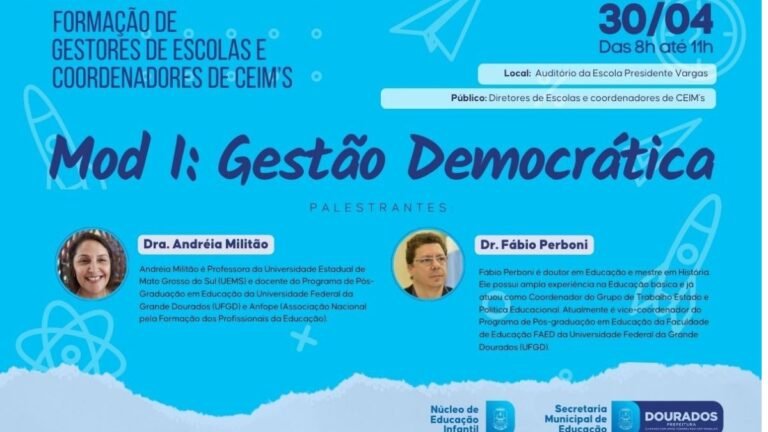 Prefeitura capacita diretores e coordenadores de unidades educacionais