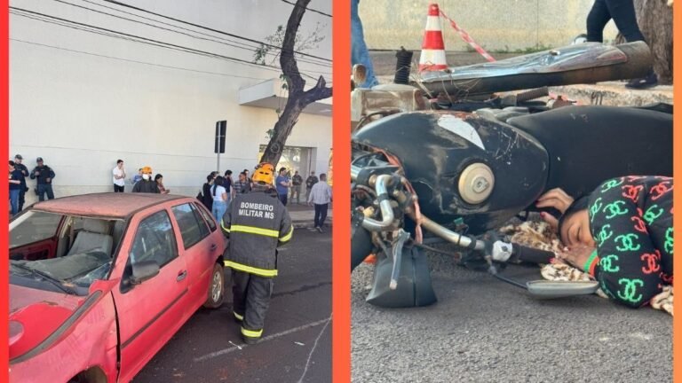 Com simulação de acidente, Agetran sensibiliza população sobre regras de trânsito