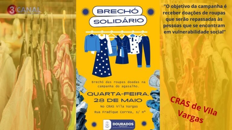 Prefeitura organiza ‘brechó solidário’ no distrito de Vila Vargas