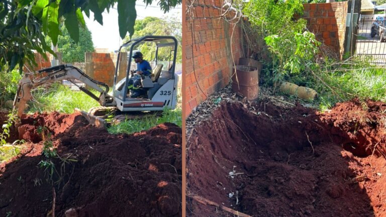 Polícia Civil realiza escavação em busca de corpo de desaparecido a 5 anos