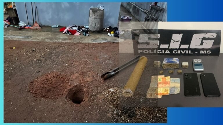 Polícia Civil prende homem por tráfico de drogas em Aparecida do Taboado