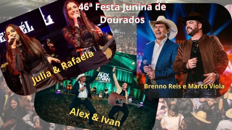 Prefeitura traz grandes nomes da música para 46ª Festa Junina de Dourados