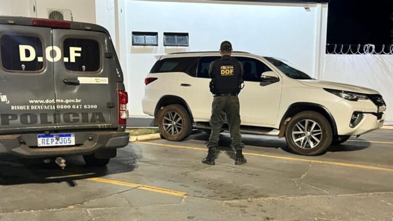 Veículo furtado na semana passada em São Paulo é recuperado pelo DOF em Naviraí
