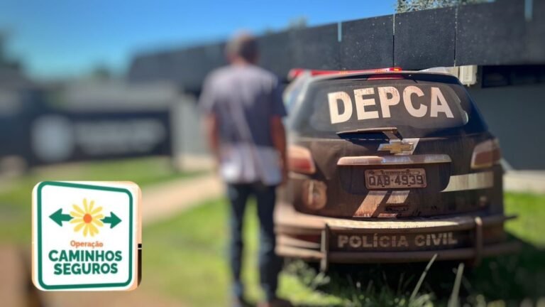 Polícia Civil prende idoso por estupro de vulnerável de criança de 9 anos