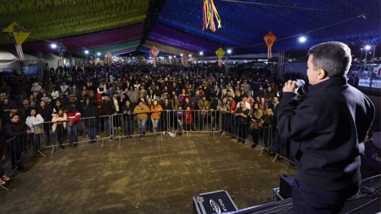 Na abertura da Festa Junina, Marçal destaca os esforços para levar lazer à população