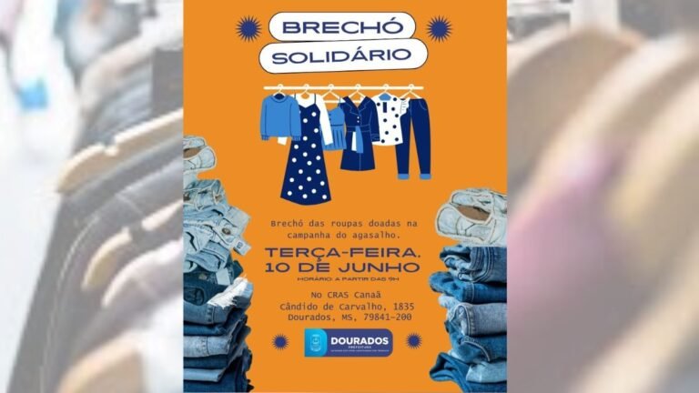 Prefeitura realiza brechó solidário no Cras do Canaã I