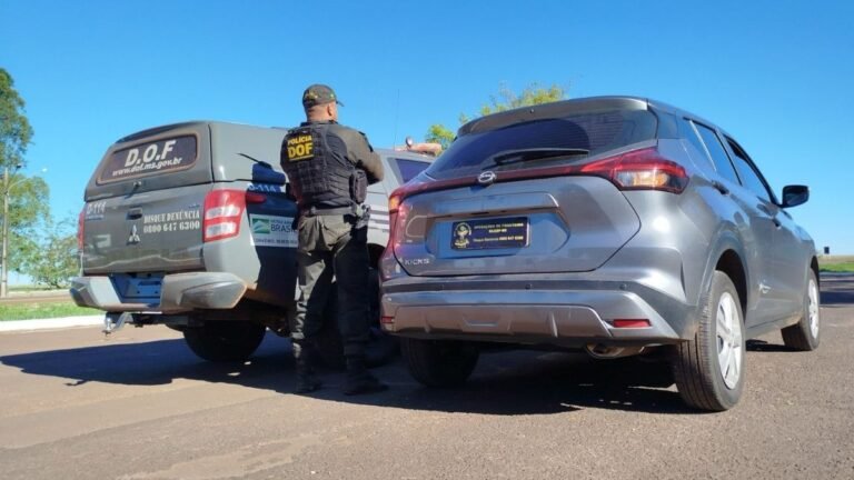 Veículo roubado em São Paulo é recuperado pelo DOF em Ponta Porã