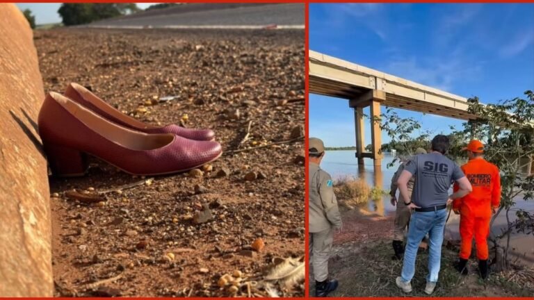 Bombeiros continuam buscas por médica que pulou de ponte e desapareceu nas águas do rio Ivinhema
