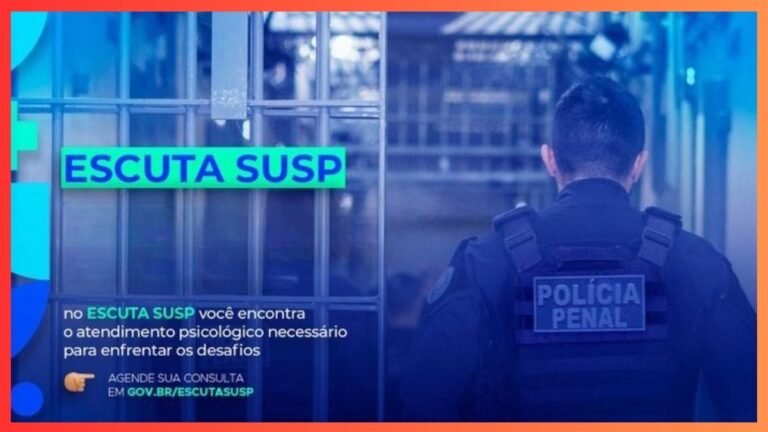 Policiais penais de MS já podem utilizar o Escuta SUSP como canal de cuidado com a saúde mental