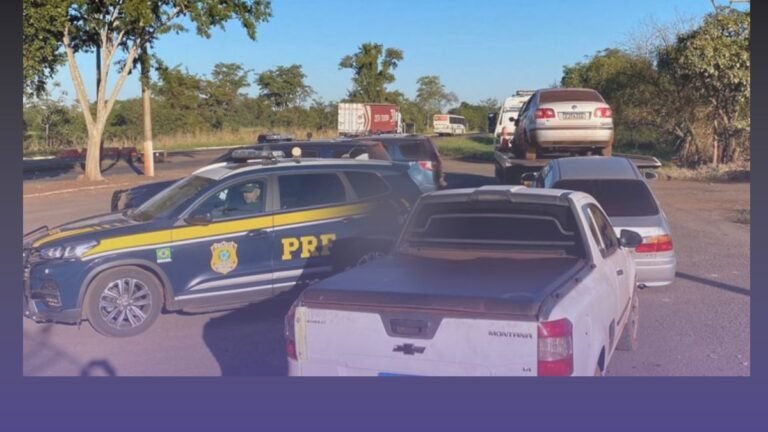 PRF e Receita Federal do Brasil apreendem veículos e produtos contrabandeados em Nova Alvorada do Sul