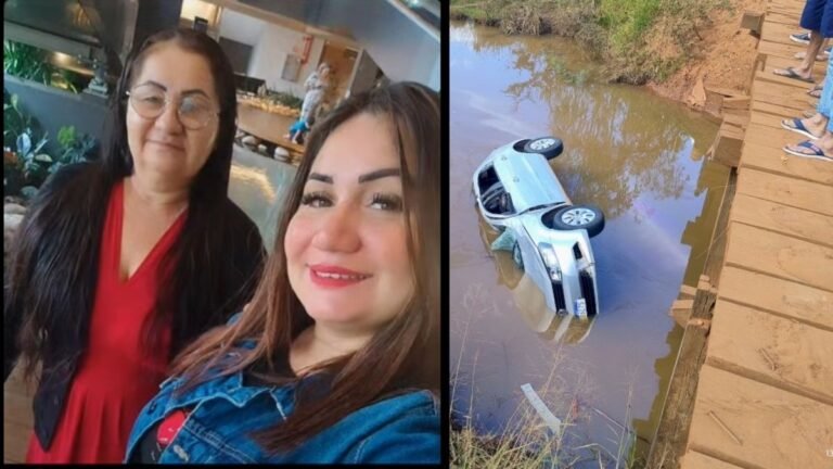 Criança é resgatada enquanto mãe e filha perdem a vida em acidente de carro em lago na MS-141