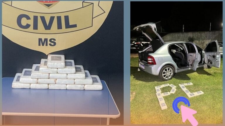 Polícia Civil apreende 16kg de cocaína e prende homem em flagrante em vídeo