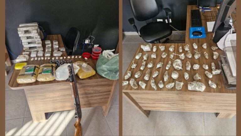 Polícia Civil desarticula bunker de drogas e armas durante operação em Bataguassu