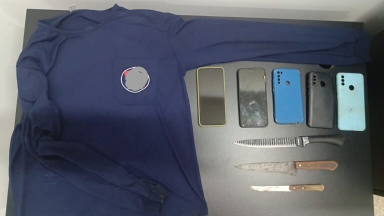 Três homens são presos por roubo, lesão corporal e receptação