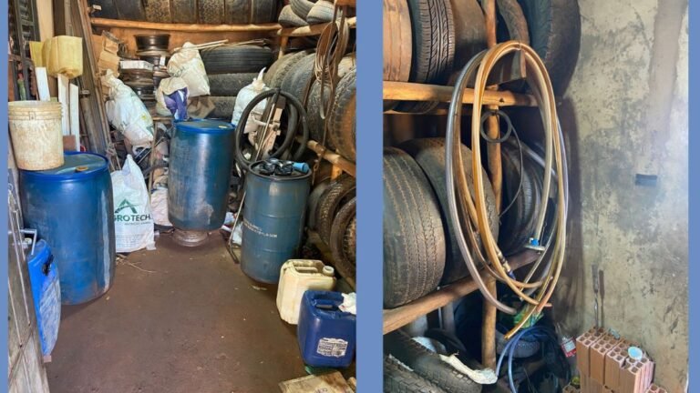 Homem é preso por armazenar ilegalmente mais de mil litros de combustível em borracharia