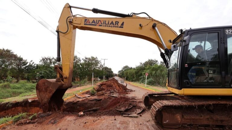 Prefeitura inicia obra preventiva em ponte entre Canaã IV e Parque das Nações II