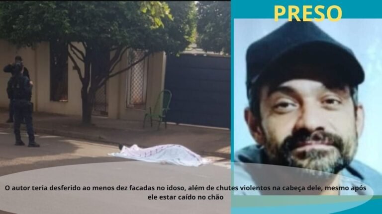 Polícia Civil prende suspeito de assassinar idoso de 82 anos de forma brutal