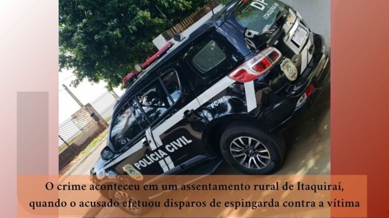 Homem de 69 anos é preso em Itaquirai por homicídio de vítima de 72 anos
