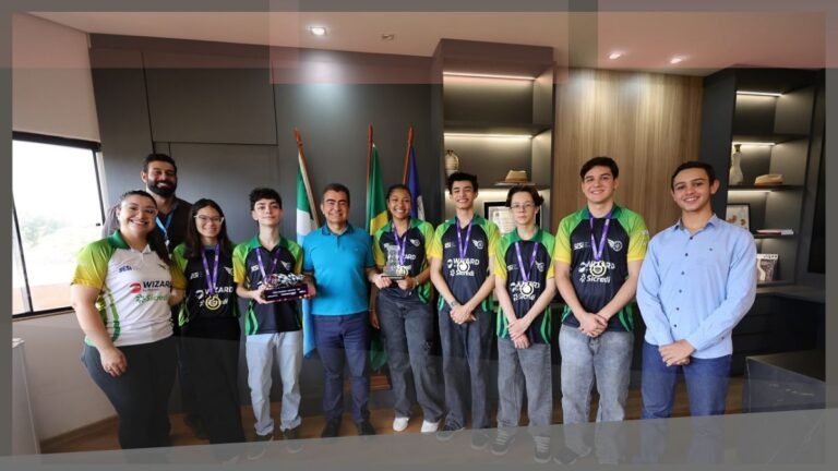 Escola de Dourados é destaque em competição de robótica nos Emirados Árabes 