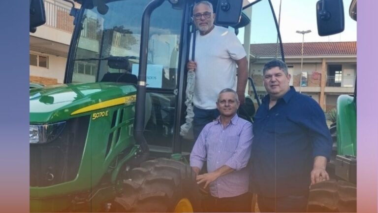 Trabalho de Yuri garante trator para pequenos produtores rurais em Dourados