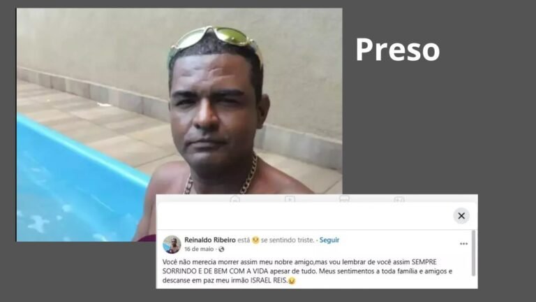 Suspeito que torturou e matou pintor posta nas redes sociais mensagem de pesar