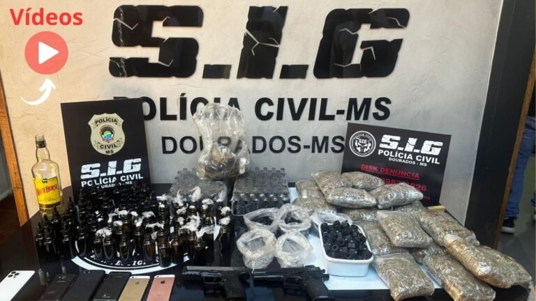 Parque Alvorada – Polícia Civil desmantela laboratório clandestino de extração ilegal de óleo de maconha em Dourados