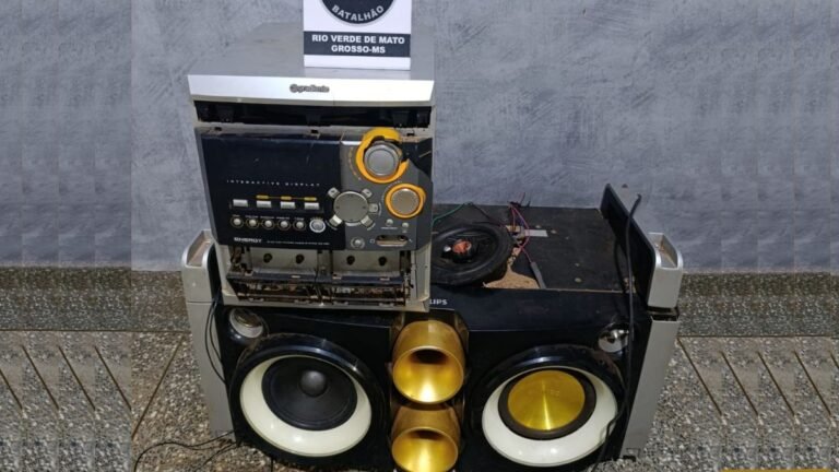 Polícia Militar apreende equipamento de som após reincidência de perturbação do sossego