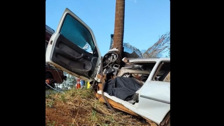 Acidente na MS-276 deixa um morto e outro com fraturas em ambas as pernas