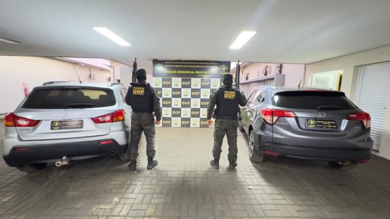 Vídeo – Veículos adulterados são apreendidos pelo DOF em Dourados