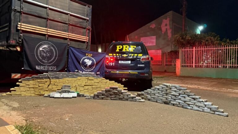 Polícias Civil e Rodoviária Federal apreendem mais de 320 kg de cocaína avaliada em R$ 24,1 milhões