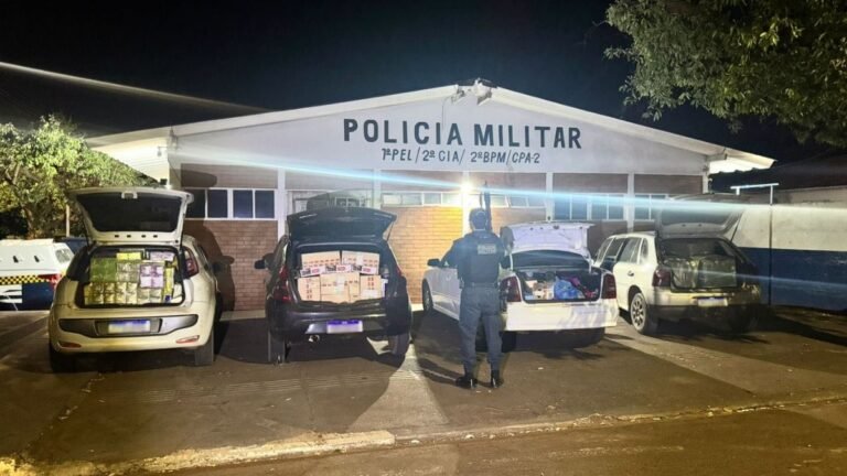 Polícia Militar apreende mercadorias de contrabando e descaminho em Brasilândia