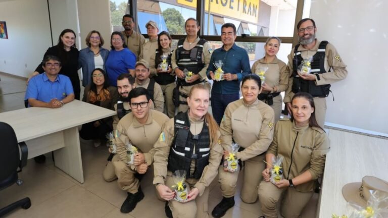 No Dia do Agente da Autoridade de Trânsito, prefeito destaca atuação em favor da vida
