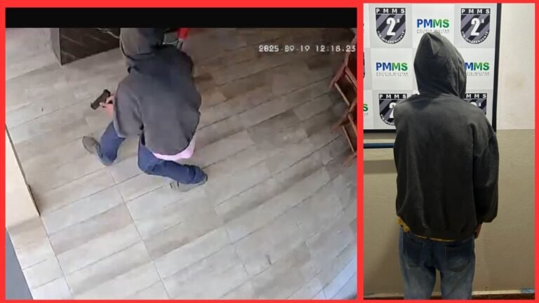 Polícias Civil e Militar prendem autor de roubo em Caarapó após ação rápida