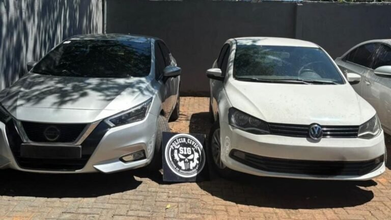 Dois veículos com restrição criminal são apreendidos pela Polícia Civil em Aquidauana
