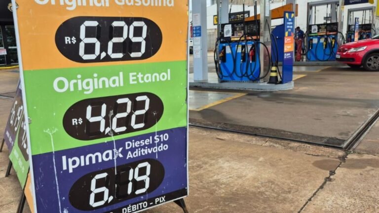 Preço médio da gasolina comum em Dourados é de R$ 6,27, revela pesquisa do Procon