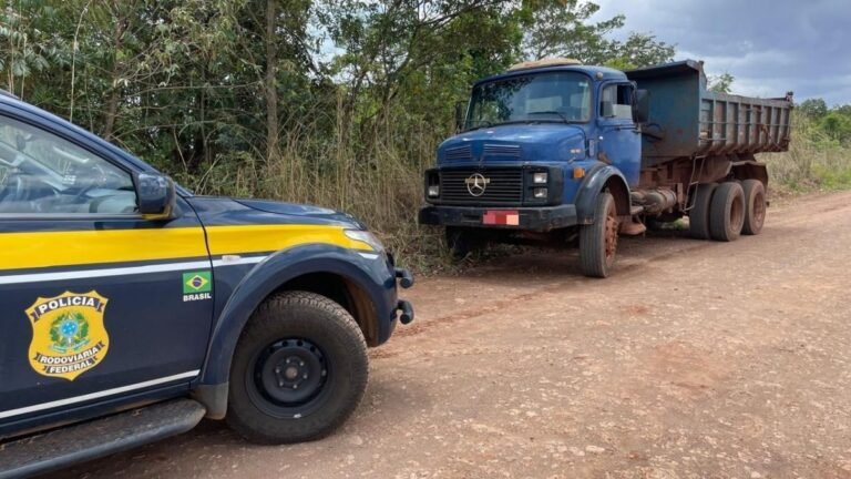 Ação conjunta entre Polícia Civil e PRF recupera caminhão furtado em Dourados