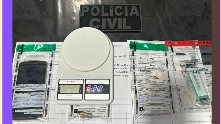 Bairro Esplanada – Polícia Civil prende homem por tráfico de drogas e posse de munição em Dourados