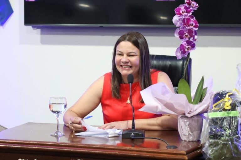 Ana Paula homenageia diretores escolares em Sessão Solene da Câmara de Dourados