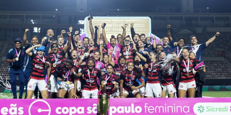 Flamengo atropela o Grêmio e conquista a Copinha Feminina