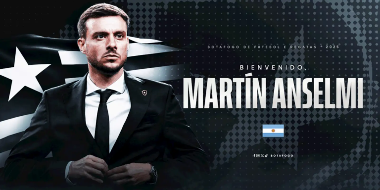 Botafogo contrata Martín Anselmi como novo técnico