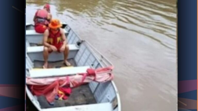 Travessia de rio acaba em desaparecimento e mobiliza bombeiros