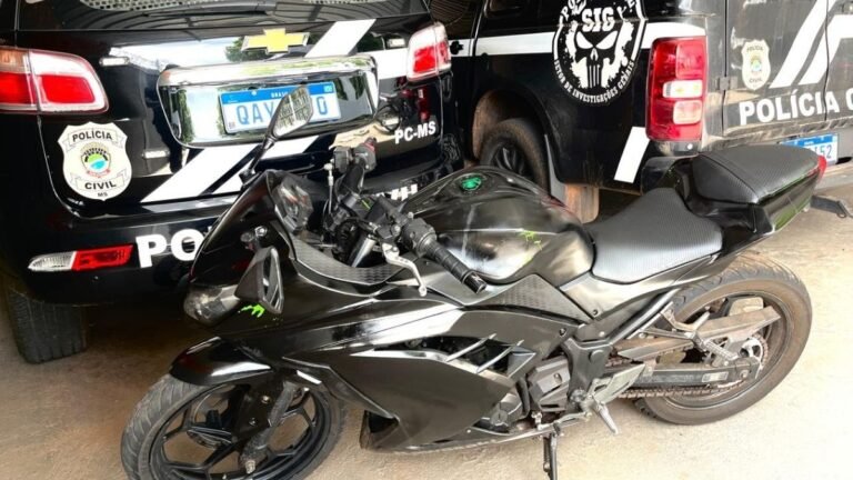 Polícia Civil recupera motocicleta roubada e identifica o suspeito