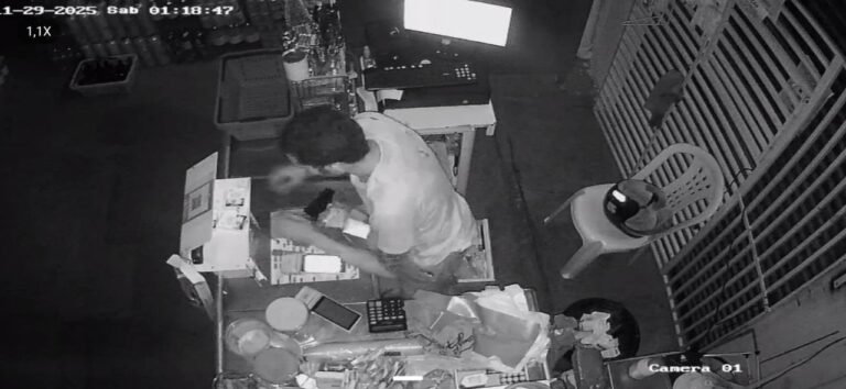 Vídeos mostram Polícia Civil prendendo suspeito de “onda de furtos” em casas e comércios da cidade