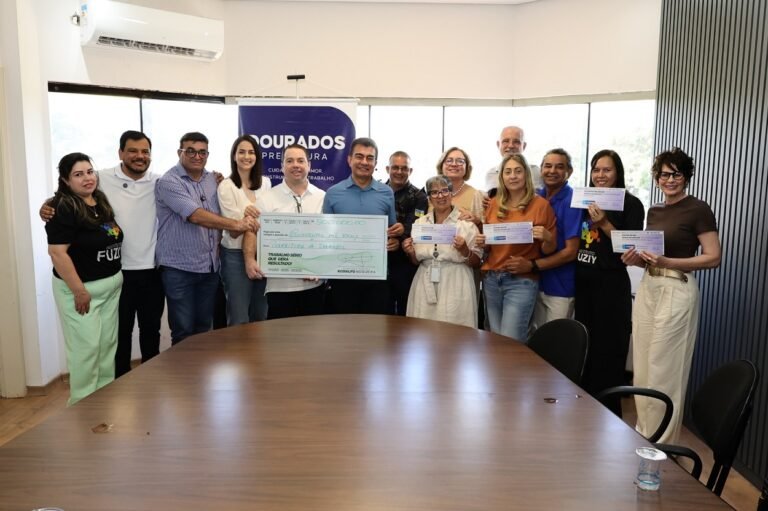 Prefeitura entrega R$ 500 mil em emendas federais para fortalecer entidades de Dourados