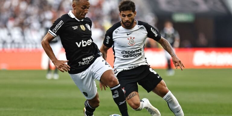 Empate entre Corinthians e Botafogo mantém equipes estacionadas na tabela do Brasileirão